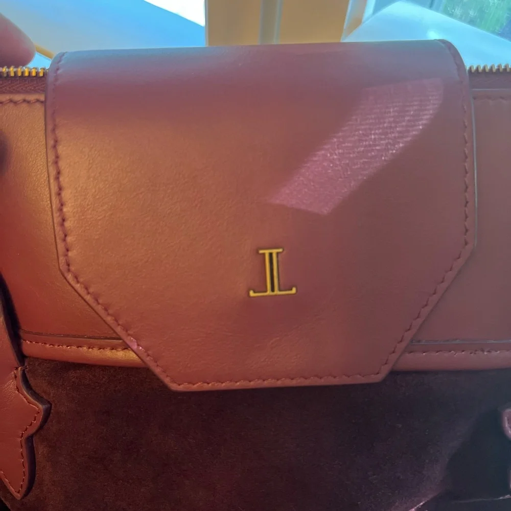 Lucchese Two-Tone Leather Handbag - Picture 4 of 13